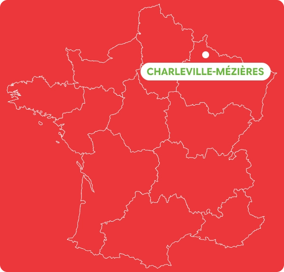 Carte implémentation magasin RTS France